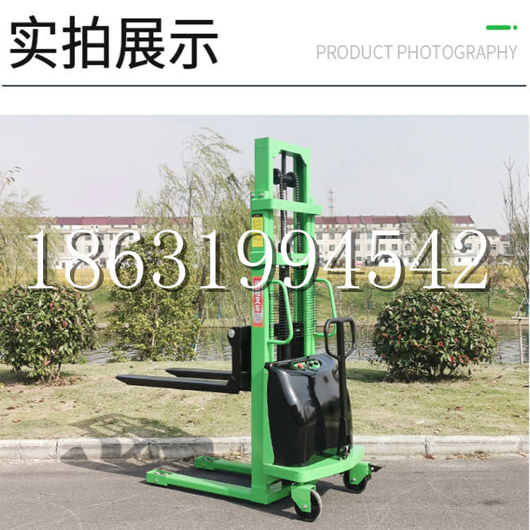 泌阳县电动叉车堆高车液压铲车电瓶1吨2吨站驾步行式小型全自动叉车